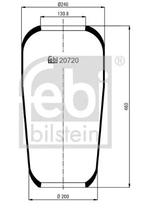 Bellow, air suspension