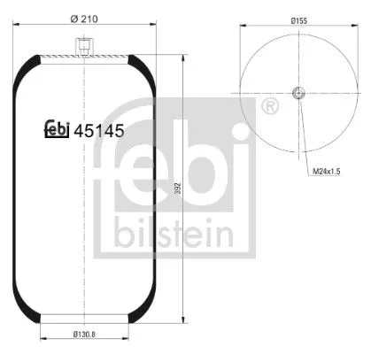 Bellow, air suspension