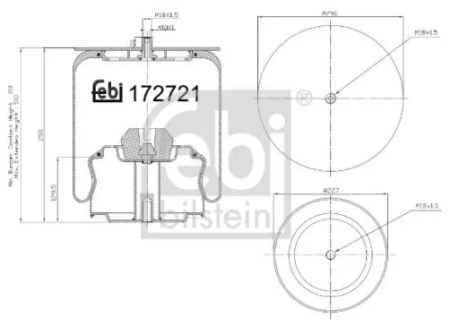 Bellow, air suspension