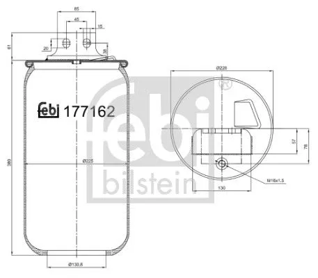 Bellow, air suspension