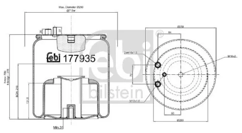 Bellow, air suspension