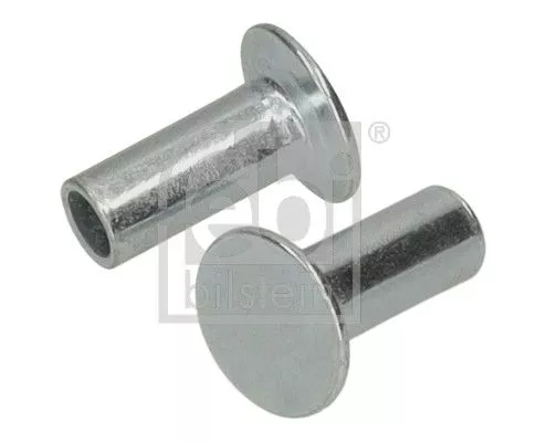 Rivet, drum brake lining